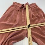 ZARA  Pants Womens X Small Pink Orange Wide‎ Leg Stretch Waist Trousers Photo 6