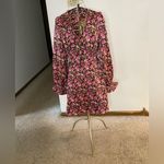 VERO MODA NWT Elly floral long sleeve mini dress size small Photo 8
