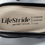 LifeStride Annalise Slingback Heels Women’s 7.5 Black Faux Leather Comfort Shoes Photo 7