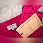 NWT LA LIGNE Vivian Smock Bodice Cap Sleeve Cotton Midi Dress Hot Pink sz S Photo 3