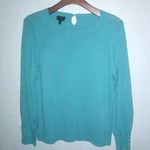 Talbots  M Pure Merino Wool Finely Knit Pearl Accent Pullover Sweater Top Photo 0