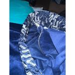 Vintage Diamond Tea Nieman Marcus Zip Front Velour Robe Blue Size undefined Photo 6