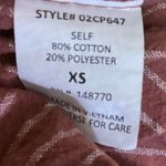 Sienna Sky Pink White Pinstriped Tie High Waisted Paperbag Trouser Pants Size XS Photo 5