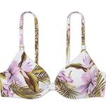 Shade & Shore New  32B Tropical Floral Bikini Top NEW NWT Photo 0