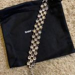 Saint Laurent  Linked toggle bracelet with metal crystal Photo 0