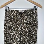 Free People We The Free Leopard Print High-Rise Skinny Jeans Size 27 Photo 2