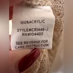 Blu Pepper Tan Knit Cardigan Sweater Medium Photo 5