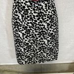 Max and Cleo Black & White Dot Print Belted Strapless Mini Dress Size 4 Photo 3