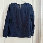 Boden USA Boden Women’s Navy Long Sleeve Blouse Sz 10. 8098 Photo 3