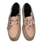 Sperry for J. Crew Topsider Lace Up Boat Shoes Nude Pink 6.5M Photo 1