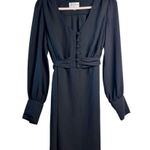 Alice Temperley x Target Vintage Black Knee Length Dress Long Sleeves Large Photo 0