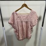 Beach Lunch‎ Lounge Red & White Striped Top Size Large Photo 3