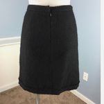 J.Crew  Black Wool Skirt Photo 4