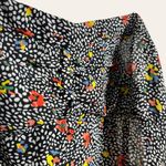 Greylin Black Ditsy Floral Speckled Peplum Camisole Top Size Small Photo 3