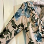 Janette Plus USA Floral Long Sleeve Wrap Midi Dress with Tie Front Photo 5