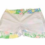 Lilly Pulitzer Jasmine Hibiscus Stroll SZ 6 Shorts Mini Skort Pink Yellow EUC Photo 8