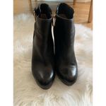 Michael Kors  black suede and leather booties 4 inch heel size 7 1/2 Photo 2