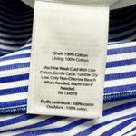 Vineyard Vines NWT  Mini Skirt Womens 00 Blue Poplin Stripe Knife Pleated Preppy Photo 4