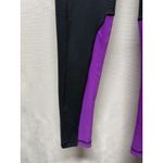 Alo Yoga Women Black Purple Mesh Leggings XS Athletic Gym Workout Photo 3