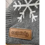 Tipsy Elves Tipsy‎ Elves Ugly Christmas Sweater Sequin Snowman Snowflakes Gray Small Knit Photo 8