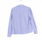 Derek Lam  10 CROSBY Swiss Dot Balloon Sleeve Button Down Shirt Size M Photo 1