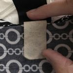 J.I.B. chain print cap sleeve blouse LP Black Size undefined Photo 3