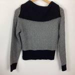 Rachel Zoe Quarter Zip Wide Collar Sweater Size Small Photo 3