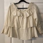 FOR THE REPUBLIC  Women’s Blouse size L length 22” bust 36” with 3/4 sleeves Photo 0