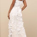 Elliatt NEW NWT  Kore 3D Floral Appliqué Mermaid Maxi Gown White & Beige Photo 1