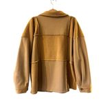 Andthewhy women's oversized  jacket in a faux shearling and smooth fabric mix size L Photo 1