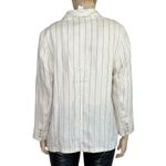 Banana Republic Double-Breasted Linen Blazer, Ivory & Navy Stripe, 20 (US) Photo 12