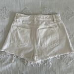 SheIn White Denim Shorts Photo 1