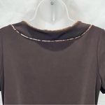 Maurice's Maurice Brown Short Sleeve Dress Top Tonic Size L Photo 4