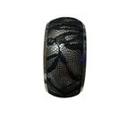 Beautiful Bangle Bracelet Silver Tone Black Lace 1 1/2 Inch Wide 2 5/8 Inside Photo 2