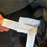 ZARA Black Faux Leather Long Sleeve Dress Photo 7