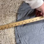 Lululemon Grey Racerback Tank Top With Pocket Athletic Athleisure Size Medium Photo 3