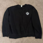 PINK - Victoria's Secret PINK Black Crewneck Photo 0