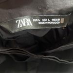 ZARA  Organza Sleeve Blouse Long Sleeve Back Size Large Photo 6