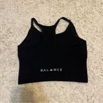 Balance Athletica  vitality black seamless sport bra size small Photo 1