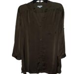 IZOD Green Blouse Extra Large Photo 0