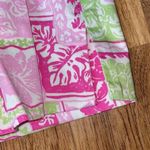 Island Republic Funky Pink Hawaiian Print Cropped Pants Sz 8 Cotton Stretch Photo 10