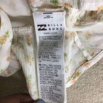 Billabong  Women floral Wrap Dress NWT Mini Floral Yellow Dress Boho Cowgirlcore Photo 4