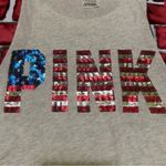 PINK - Victoria's Secret PINK American flag sequin Tank Top XS Photo 1