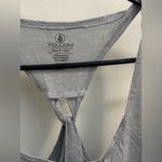 Volcom  Light Gray Tank Top NWT pineapple cross back Photo 2