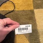 NWT Black Glitter Sparkly Two Piece Matching Set Crop Top Ruched Mini Skirt S Photo 2