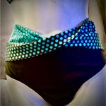 NWOT High Waisted Women's Halter Tie Back, Two Piece Tummy Control Swim Suit Size XL Photo 7
