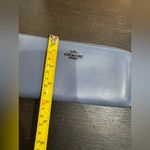 Coach  Sky Blue Leather Wallet Photo 3