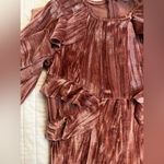 MIA JOY Joyfoile Valery Rose Colored Crushed Velvet Jumpsuit nwot Pink Size undefined Photo 2