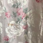 Vintage 80s Pinehurst Victorian Style Floral Cotton lingerie Robe Size S Pink Photo 3