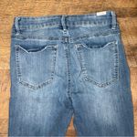 Almost Famous Distressed Skinny Blue Jeans Photo 14